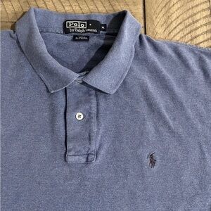 Vintage 90s Polo Ralph Lauren Blue Label Polo Shirt Mens XL Classic Short Sleeve